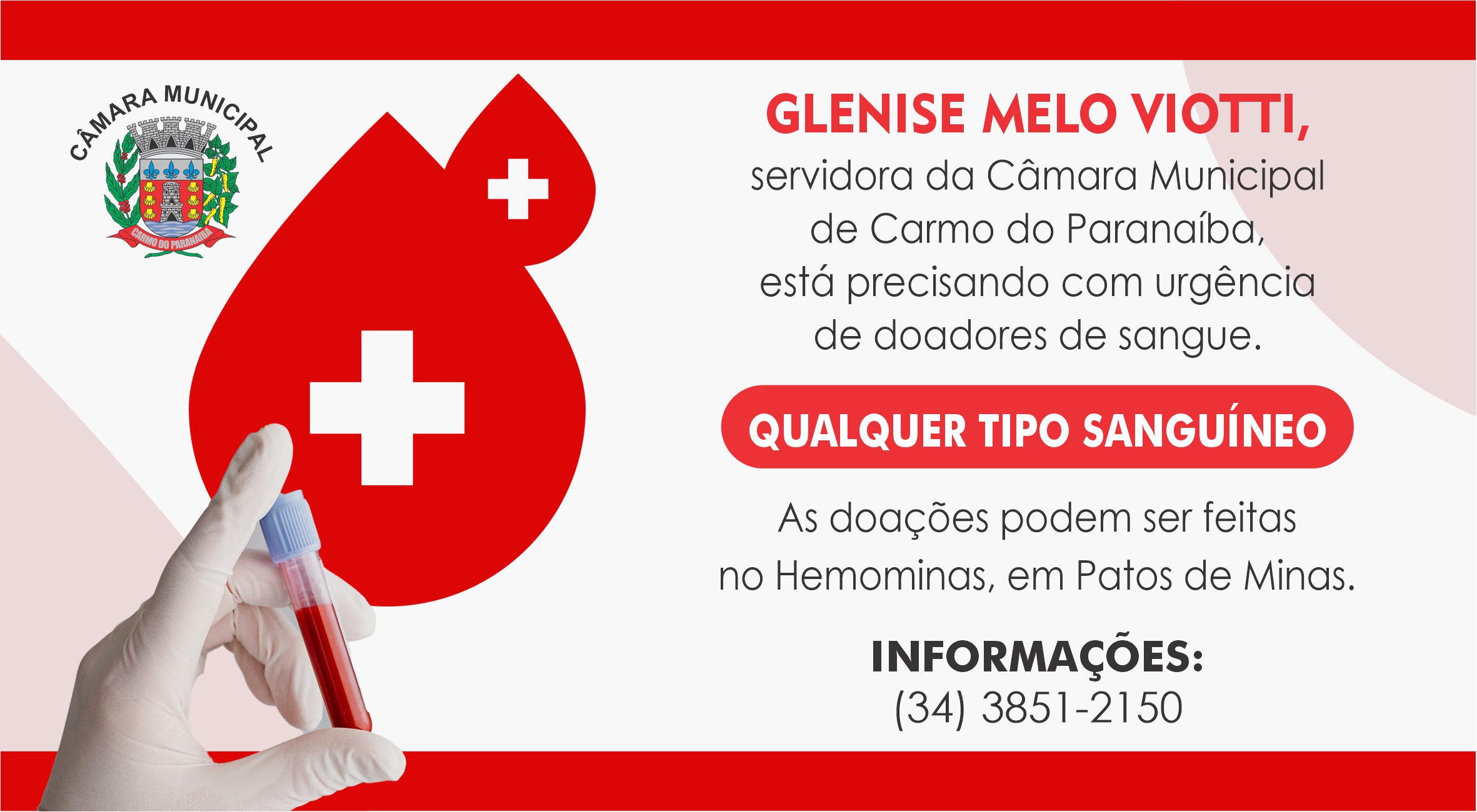 Doar sangue é um ato de amor!